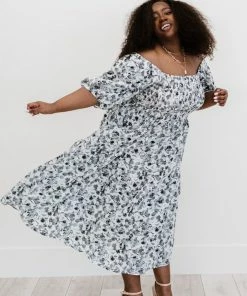 Trendsi Simply Smitten Floral Midi Dress
