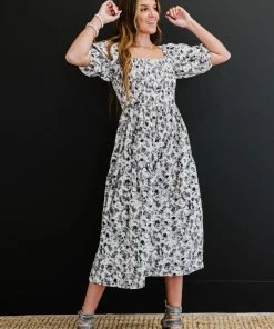 Trendsi Simply Smitten Floral Midi Dress