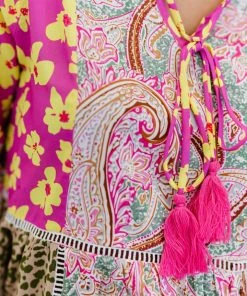 Trendsi So Happy Together Patchwork Print Dress