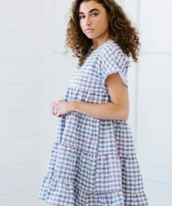 Trendsi Still Spinning Gingham Babydoll Dress Apparel 9 Trendsi Still Spinning Gingham Babydoll Dress Apparel
