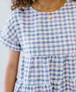 Trendsi Still Spinning Gingham Babydoll Dress Apparel 13 Trendsi Still Spinning Gingham Babydoll Dress Apparel