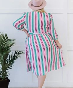 Trendsi Apparel Sweet Like Candy Striped Dress