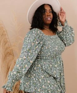 Trendsi Flora And Fauna Full Size Run Smocked Blouse 14 Trendsi Flora And Fauna Full Size Run Smocked Blouse