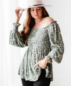 Trendsi Flora And Fauna Full Size Run Smocked Blouse 19 Trendsi Flora And Fauna Full Size Run Smocked Blouse