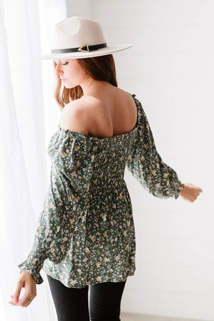 Trendsi Flora And Fauna Full Size Run Smocked Blouse 10 Trendsi Flora And Fauna Full Size Run Smocked Blouse