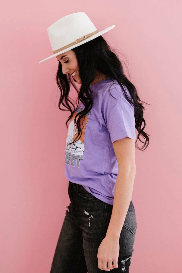 Trendsi Tops TAKE ME TO THE DESERT Graphic Tee 6 Trendsi Tops TAKE ME TO THE DESERT Graphic Tee