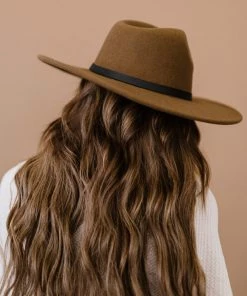 Trendsi Wanderlust Faux Leather Strap Fedora Hat