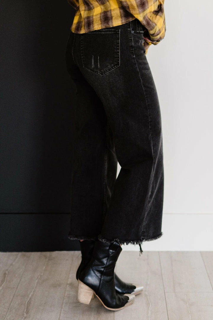 Trendsi Denim RISEN Fresh Start Frayed Wide Leg Jeans 3 Trendsi Denim RISEN Fresh Start Frayed Wide Leg Jeans