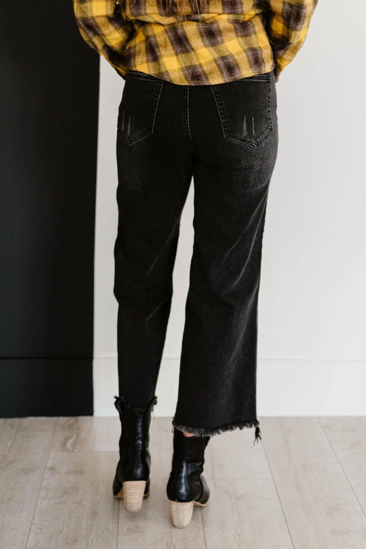 Trendsi Denim RISEN Fresh Start Frayed Wide Leg Jeans 4 Trendsi Denim RISEN Fresh Start Frayed Wide Leg Jeans