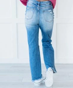 Trendsi RISEN Head Over Heels Distressed Straight Leg Jeans 7 Trendsi RISEN Head Over Heels Distressed Straight Leg Jeans