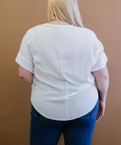 Trendsi Bright Outlook Notched Neck Top (GHG-S) GHG- Shop Singles