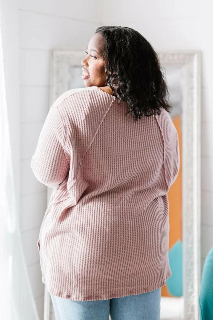 Trendsi Jodifl Stay Awhile Waffle Knit Tee Apparel 6 Trendsi Jodifl Stay Awhile Waffle Knit Tee Apparel