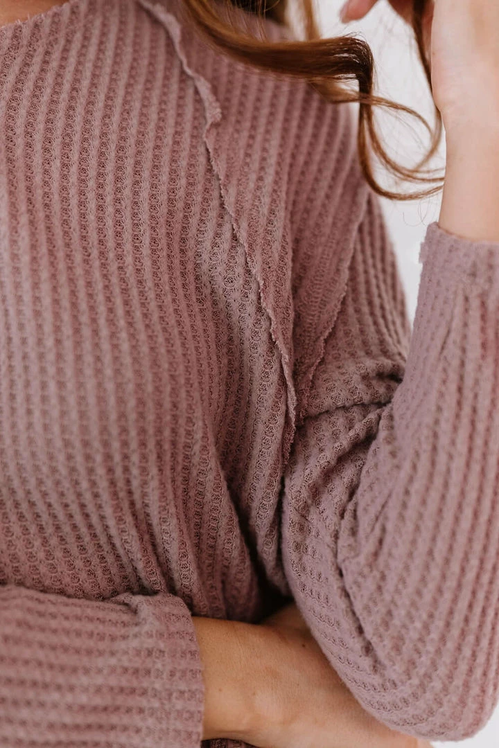 Trendsi Jodifl Stay Awhile Waffle Knit Tee Apparel 13 Trendsi Jodifl Stay Awhile Waffle Knit Tee Apparel