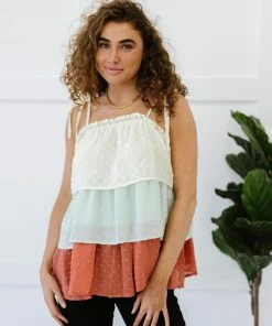 Trendsi Apparel Present Moment Color Block Layered Cami