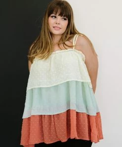 Trendsi Apparel Present Moment Color Block Layered Cami