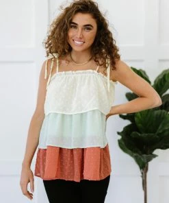 Trendsi Apparel Present Moment Color Block Layered Cami