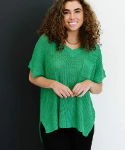 Trendsi You Belong Short Sleeve Sweater