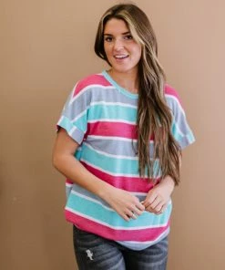 Trendsi Road Trippin' Striped Tee 14 Trendsi Road Trippin' Striped Tee