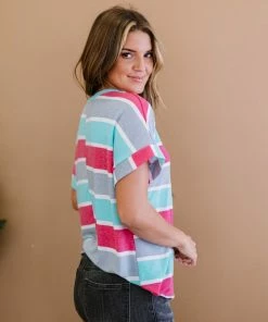 Trendsi Road Trippin' Striped Tee 16 Trendsi Road Trippin' Striped Tee