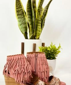 Apparel Naughty Monkey True Wedge In Blush