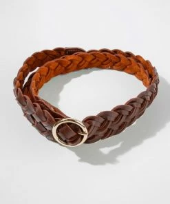 Umgee Jewelry + Handbags + Accessories Braided Belt With Gold Buckle