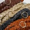 Umgee Jewelry + Handbags + Accessories Braided Belt With Gold Buckle