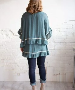 Umgee Cambridge Ruffle Tiered Top Tops 9 Umgee Cambridge Ruffle Tiered Top Tops