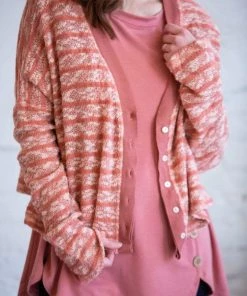 Umgee Apparel London Rose Striped Knit Cardigan 10 Umgee Apparel London Rose Striped Knit Cardigan