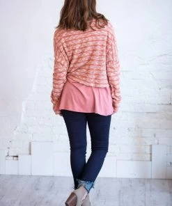 Umgee Apparel London Rose Striped Knit Cardigan 12 Umgee Apparel London Rose Striped Knit Cardigan