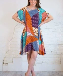 Umgee Dresses + Skirts + Jumpsuits Roslyn Paisley Dress (GHG-M)