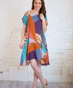 Umgee Dresses + Skirts + Jumpsuits Roslyn Paisley Dress (GHG-M)