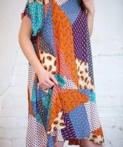 Umgee Dresses + Skirts + Jumpsuits Roslyn Paisley Dress (GHG-M)