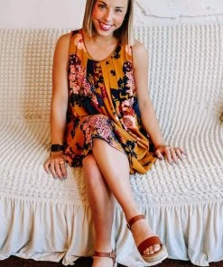 Umgee Apparel Summer Sun A Line Dress