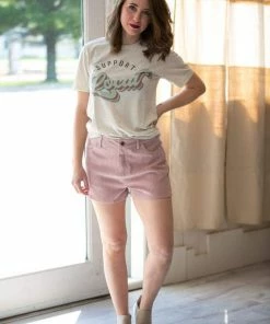 Umgee Josephine Blush Corduroy Shorts 11 Umgee Josephine Blush Corduroy Shorts