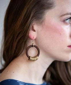 Urbanista Bronx Wooden Earrings