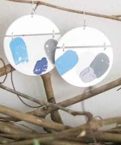 Urbanista Paint Splash Circle Earrings 15 Urbanista Paint Splash Circle Earrings