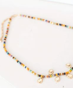 Urbanista Mixed Media Wood Beaded W/ Tear Dropped Metal 10 Urbanista Mixed Media Wood Beaded W/ Tear Dropped Metal