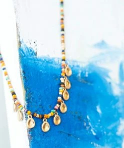 Urbanista Mixed Media Wood Beaded W/ Tear Dropped Metal 11 Urbanista Mixed Media Wood Beaded W/ Tear Dropped Metal