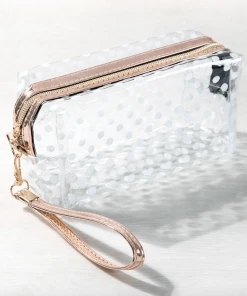 Urbanista Whimsical Glitter Polka Dot Pouch Apparel