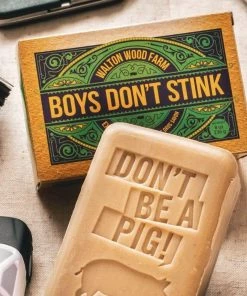 Walton Wood Farm Corp. Boys Don't Stink XXL Oatmeal Soap Bars Gifts