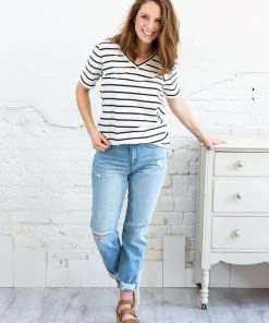 YMI Jeans USA High Rise Ankle Light Wash Denim