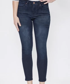 YMI Jeans USA Women Curvy Fit High-Rise Skinny Jean Made With Recycled Fibers