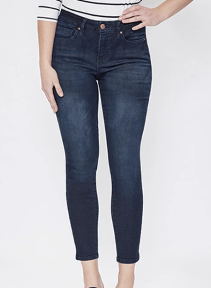 YMI Jeans USA Women Curvy Fit High-Rise Skinny Jean Made With Recycled Fibers 1 YMI Jeans USA Women Curvy Fit High-Rise Skinny Jean Made With Recycled Fibers