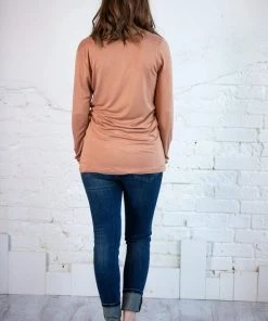 Zenana Luxe Fitted V-Neck Top Tops