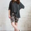 Zenana Trousers + Leggings + Denim Olive Camo Biker Shorts