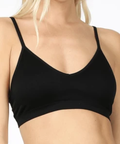 Zenana Athletic + Leggings + Sets Classic Bra With Adjustable Straps