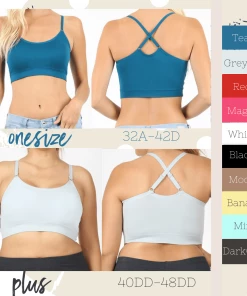 Zenana Tops Padded Seamless Bralette 13 Zenana Tops Padded Seamless Bralette