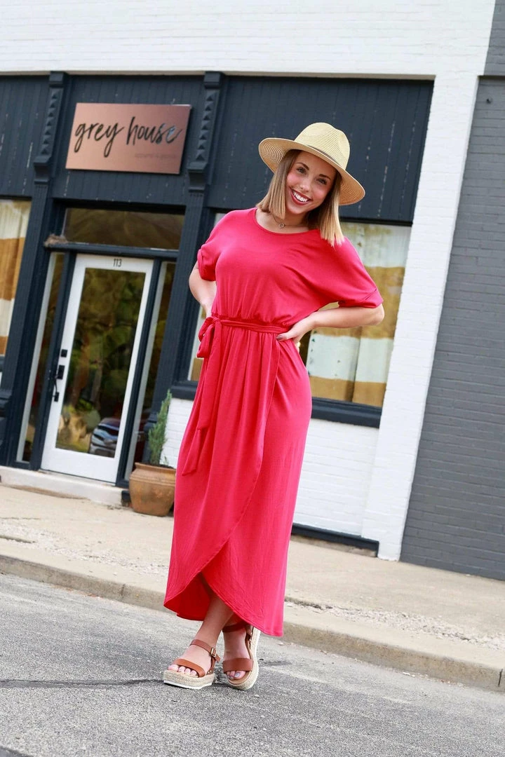 Zenana Apparel Falling For You Ruby Tulip Dress 5 Zenana Apparel Falling For You Ruby Tulip Dress