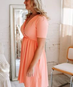 Zenana Grace'd Brushed Dress Apparel