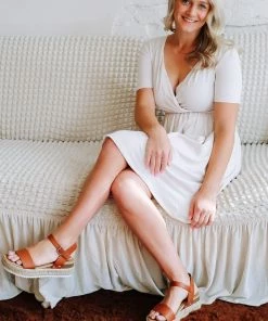 Zenana Grace'd Brushed Dress Apparel